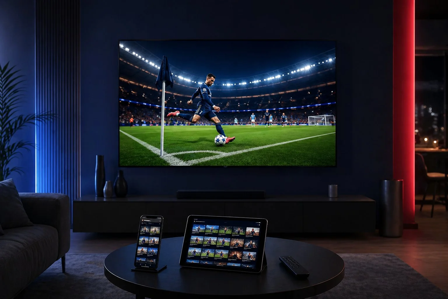 French IPTV : streaming Champions League en 4K sur Smart TV avec iPhone et tablette compatibles